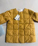 戴維貝拉（DAVE＆BELLA）童裝女童羽絨內膽男童羽絨服兒童冬裝90絨保暖衣服幼兒寶寶上衣 姜黃【DB15316】 150 cm（建議身高140-150cm） 曬單實(shí)拍圖