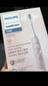 飛利浦（PHILIPS）電動(dòng)牙刷鉆石3系 含2支潔凈刷頭HX5171/04粉色 +HX9023刷頭3支裝 生日禮物 曬單實(shí)拍圖