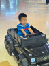 福兒寶（FUERBAO）奔馳授權兒童電動(dòng)車(chē)六驅可坐大人遙控玩具車(chē)小孩寶寶雙人越野送禮 六驅軟胎黑+后備箱+雙皮座雙油門(mén) 曬單實(shí)拍圖