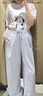 森馬（Semir）防曬休閑褲女25夏季一褲兩穿闊腿褲涼感褲子109325127003 曬單實拍圖