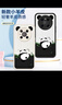 霸時(shí)代 適用 華為Mate40Pro手機(jī)殼mate40epro保護(hù)套硅膠軟殼防摔全包HUAWEI小羊皮外殼女男款黑色爬竹熊 曬單實(shí)拍圖