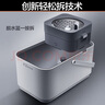 大衛(wèi)旋轉(zhuǎn)拖把40cm桿伸縮99-127cm 2頭加厚拖布  D7一鍵拆卸換頭 曬單實(shí)拍圖