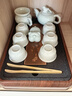 京東京造 茶盤茶托 帶排水仿烏金石胡驀山桃紋中號功夫茶臺儲水單盤干泡 曬單實拍圖