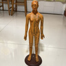 人體針灸模型經(jīng)絡(luò)穴位中醫(yī)全身十二經(jīng)絡(luò)銅人模特圖小人扎針練習(xí)小皮52cm女銅色硬質(zhì)款 曬單實(shí)拍圖