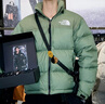北面（The North Face）【李昀銳同款】ICON羽絨服1996NUPTSE鵝絨美版25年秋冬新款|3C8D BO9/煙木青 M (175) 美版偏大一碼 曬單實(shí)拍圖