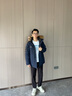波司登極寒鵝絨大毛領(lǐng)25年冬羽絨服男女情侶同款寬松極寒加厚外套 曬單實(shí)拍圖