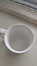 炊大皇陶瓷杯馬克杯茶杯 經(jīng)典黑白泡茶杯咖啡杯早餐杯果汁水杯白色420ml 曬單實(shí)拍圖