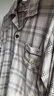 三槍?zhuān)═HREEGUN）純棉睡衣男士格紋翻領(lǐng)開(kāi)襟長(cháng)袖長(cháng)褲男款休閑可外穿舒適家居服套裝 灰色格子 2XL 曬單實(shí)拍圖