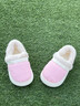 樸西兒童棉拖鞋2025男女秋冬季室內家居防滑羽絨布防水可外穿包跟棉鞋 蜜桃粉 26 【180mm】 曬單實(shí)拍圖
