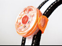 冇寵高亮USB充電寵物發(fā)光吊墜夜間狗狗防丟飾品LED發(fā)光狗牌戶(hù)外警示燈 橙色充電款 曬單實(shí)拍圖