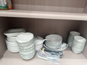 冪律釉下彩簡(jiǎn)約風(fēng)碗盤(pán)餐具家用餐具整套碗盤(pán)碗碟碗筷套裝喬遷搬家禮物 【雙耳湯煲禮盒裝】12人食 60件套 曬單實(shí)拍圖