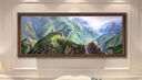 萬(wàn)里長(cháng)城客廳辦公室手繪山水風(fēng)景油畫(huà)新中式龍抬頭裝飾畫(huà)簡(jiǎn)約掛畫(huà) 拉絲金簡(jiǎn)約邊框 50*100手繪連框12天發(fā)貨 單幅 曬單實(shí)拍圖