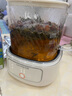 九陽（Joyoung）凈萃養(yǎng)生壺迷你家用全玻璃煮茶器 輕音燉煮 1L辦公室0金屬0膠水恒溫燒水壺 WY103 曬單實拍圖