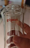 貝親（Pigeon）新生兒 防脹氣寬口徑玻璃奶瓶160ml SS號奶嘴 0個(gè)月+ AA260 曬單實(shí)拍圖