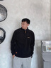吉普（JEEP）【加絨保暖】秋冬搖粒絨衛衣男長(cháng)袖套頭上衣彈力舒適立領(lǐng)男式衛衣 曬單實(shí)拍圖
