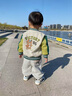 波步（BORBOON B）嬰兒套裝秋裝小月齡寶寶分體兩件套男童衛(wèi)衣褲子兒童春秋外套衣服 【三件套】2297 100 曬單實(shí)拍圖