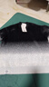 大嘴猴（paul frank）圓領(lǐng)漸變休閑針織衫男春秋季寬松加厚保暖毛衣男裝百搭潮流上衣服 23017C黑白色【官方正品】 M【建議90-110斤】 曬單實(shí)拍圖