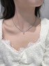 老廟CE凱旋門(mén)項鏈女輕奢小眾設計高級感鎖骨鏈氣質(zhì)新款潮頸鏈生日禮物 鑲鉆鎖骨鏈 曬單實(shí)拍圖