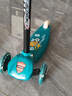舒童樂(lè )滑板車(chē)兒童閃光升降三輪男女寶寶滑滑車(chē)滑翔車(chē)2-6-8歲 106綠色 曬單實(shí)拍圖