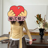 妖精的口袋蕾絲拼接長(cháng)袖t恤女2025早秋新款修身顯瘦韓系穿搭上衣 甜美姜黃色 L 曬單實(shí)拍圖