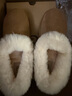 UGG秋季女士時(shí)尚舒適茸茸毛圈口平底休閑樂(lè )福鞋懶人毛毛鞋1119002 CHE | 栗色 38 曬單實(shí)拍圖