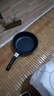 【虧本清倉】韓式麥飯石色不粘鍋平底鍋鐵鍋電磁爐不帶蓋 黑色小煎鍋 16cm 曬單實(shí)拍圖