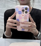 圣圖朗新款17AI按鍵全包iphone16pro手機殼蘋(píng)果15p液態(tài)硅膠13高級感14promax卡通11軟植絨12可愛(ài)女款全包 愛(ài)心格子熊【草紫色】16以上AI按鍵全包  iPhone 16 pro 曬單實(shí)拍圖