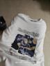 班尼路重磅純棉短袖t恤男夏季新款手繪風(fēng)潮牌學(xué)生ins風(fēng)寬松大碼半袖上衣 【重磅純棉】-白#JPB星空 2XL 曬單實(shí)拍圖
