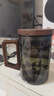 富光泡茶杯茶水分離高硼硅玻璃杯喝茶水杯子花茶杯男公道杯禮物400ML 曬單實(shí)拍圖