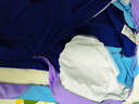 速比濤（Speedo）泳衣女鬧海系列防曬抗氯全包裹式溫泉度假長(cháng)袖沖浪上衣拉鏈外套 藍色/紫色 S (高155-160cm,重44-50kg) 曬單實(shí)拍圖