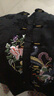 恒源祥黑色新中式真絲提花馬甲背心女春季重工鳳凰刺繡國風(fēng)盤(pán)扣唐裝外套 圖片 2XL 曬單實(shí)拍圖