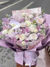 OEIN碎冰藍(lán)玫瑰永生花滿(mǎn)天星干花花束母親節(jié)情人節(jié)生日禮物送女友閨蜜 【玖朵】碎冰藍(lán)送禮袋+賀卡+燈串 曬單實(shí)拍圖
