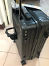 SOO行李箱小型登機箱男出差短途女旅行拉桿箱密碼皮箱杯架黑色20英寸 曬單實(shí)拍圖