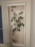 新中式玄關(guān)裝飾畫(huà)走廊過(guò)道竹子畫(huà)節節高升壁畫(huà)客廳沙發(fā)背景墻掛畫(huà) 竹報平安B1-1 80*180有機軟玻璃+實(shí)木邊框（紅木色） 曬單實(shí)拍圖
