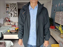 皮爾卡丹（pierre cardin）沖鋒衣男秋冬季新款?yuàn)A克戶外登山服防水軟殼衣彈力運(yùn)動(dòng)風(fēng)衣外套男 鐵灰【秋冬加 絨】6615 加厚 3XL =140-155 曬單實(shí)拍圖