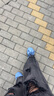 GUQIAN女鞋春季2025新款小眾厚底板鞋女復(fù)古德訓(xùn)鞋面包鞋百搭休閑運動鞋 藍(lán)色 37 (235mm) 曬單實拍圖