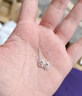 BJYLS999足銀雪花流蘇耳線(xiàn)養耳洞純銀耳環(huán)耳釘女輕奢高級小眾耳飾禮物 【999足銀】雪花耳線(xiàn)一對 曬單實(shí)拍圖