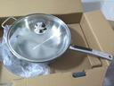 WMF福騰寶無(wú)涂層不銹鋼炒鍋304不銹鋼平底電磁爐明火通用金剛30cm 曬單實(shí)拍圖