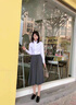 浪莎長袖白襯衫女春秋季高棉通勤職業(yè)正裝氣質(zhì)修身高級垂感白色襯衫女白色 -方領(lǐng)暗門襟(60%棉)38 (適合116-125斤) 曬單實拍圖