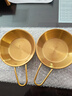 Edo304不銹鋼碗 湯碗飯碗料理碗寶寶輔食碗韓式黃酒米酒碗金色12cm 曬單實(shí)拍圖