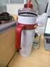 費施恩便攜家用保溫杯大容量巨無(wú)霸汽車(chē)杯不銹鋼吸管杯冰霸杯保溫杯車(chē)載 【免費刻字】白色1250ml 曬單實(shí)拍圖
