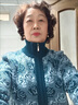 恒源祥100羊毛開衫女秋冬2025新款大碼媽媽裝拉鏈立領(lǐng)針織提花外套上衣 2313 綠藍(lán) M 【建議90-105斤】 曬單實(shí)拍圖