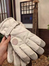 騎行手套冬季女士保暖加厚加絨可觸屏東北電動(dòng)車(chē)防寒冬天滑雪手套 2025新款【愛(ài)心圓標】奶白色 寒冬款【加厚觸屏防潑水】 曬單實(shí)拍圖