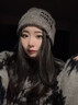 邦帛世堆堆帽女秋冬季韓版時(shí)尚百搭大頭圍保暖加厚顯臉小套頭帽子男 堆堆帽-灰色 曬單實(shí)拍圖