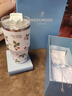 WEDGWOOD不銹鋼保溫杯高顏值咖啡杯便攜水杯陶瓷涂層茶杯保冷保熱隨行杯 野草莓吸管杯592ml 曬單實拍圖