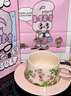 熹物咖啡杯碟【花漾時光】陶瓷杯子禮盒套裝喬遷生日送七夕情人節(jié)禮物 【四個裝】咖啡杯禮盒套裝一 曬單實拍圖
