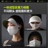 蕉下（beneunder）防暴曬臉基尼女帽檐全臉防曬面罩防曬口罩深花灰 曬單實(shí)拍圖