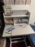憶瞳兒童學(xué)習桌椅套裝書(shū)桌可升降寫(xiě)字桌子高中小學(xué)生6-18歲書(shū)桌課桌椅 星際灰Pro-三層伴讀桌面+追背椅 曬單實(shí)拍圖