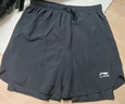 李寧（LI-NING）泳褲男士防尷尬游泳褲平角雙層防走光水陸兩用沙灘褲337 XL 曬單實(shí)拍圖