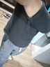 褲子男秋冬季燈芯絨褲子寬松男士休閑褲休閑百搭加絨加厚衛褲潮牌 黑色 加絨 M 曬單實(shí)拍圖